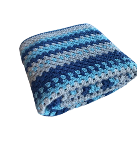 Blanket - Stripe Blue