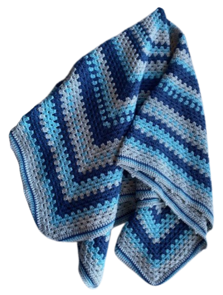 Blanket - Stripe Blue