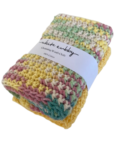 Cleansing Wash Cloths  - Freckle/Yellow