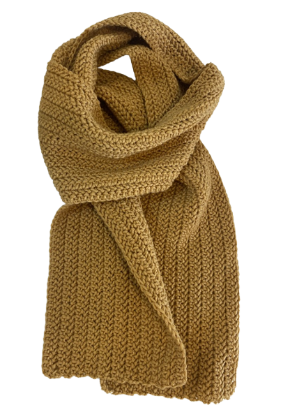 Herringbone Mustard Scarf