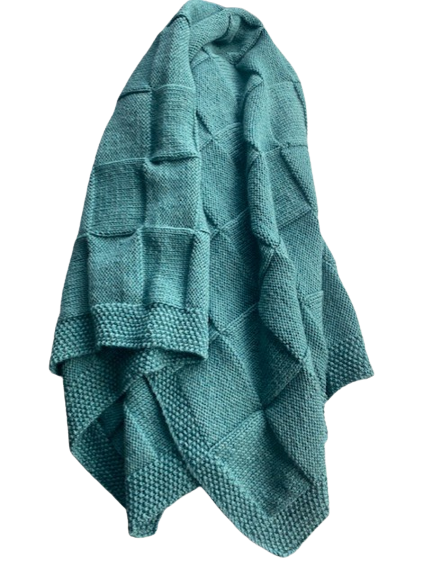 Squares Blanket - Green