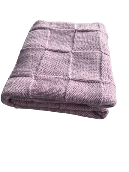 Squares Blanket - Pink